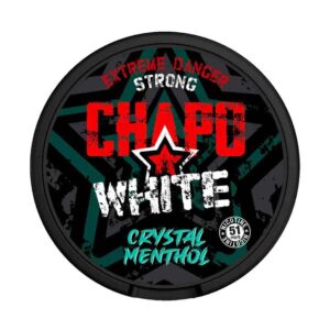 Chapo White Crystal Menthol Extra Strong Nicotine Pouch Thailand