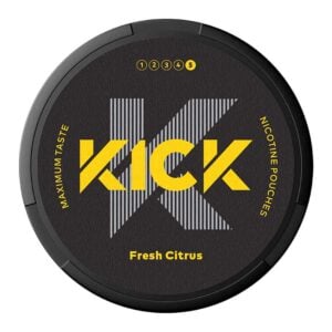 Kick Fresh Citrus Extra Strong Nicotine Pouch Thailand