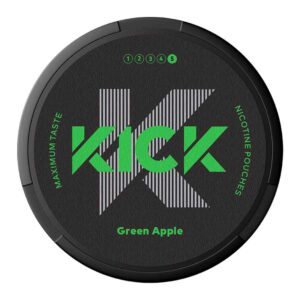 Kick Green Apple Extra Strong Nicotine Pouch Thailand