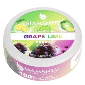 Siamsnus Grape Lime Strong Nicotine Pouch Thailand