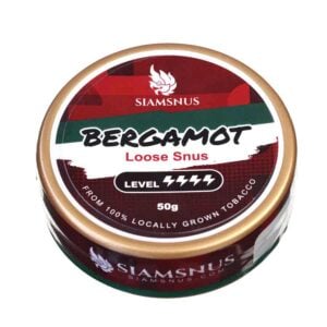 Siamsnus Bergamot Snus Loose Frontside View Nicotine Pouch Thailand