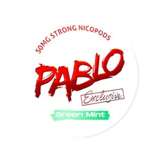 Pablo Green Mint extra Strong Nicotine Pouch Thailand