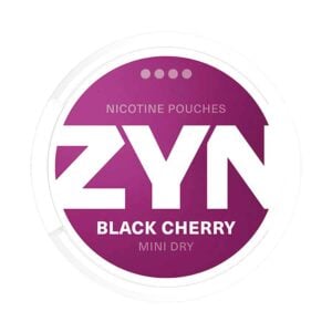 Zyn Black Cherry Mint Dry Mild Nicotine Pouch Thailand