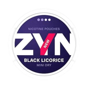 Zyn Black Licorice Mini Dry Thailand