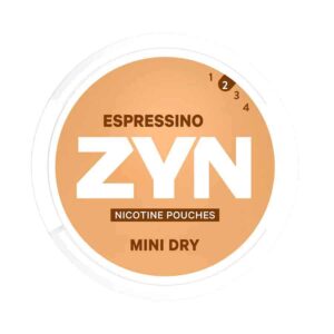 Zyn Espressino Mild 3mg Mini Dry Nicotine Pouch Thailand