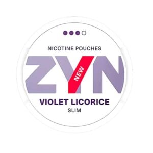 Zyn Violet Licorice Strong Nicotine Pouch Thailand