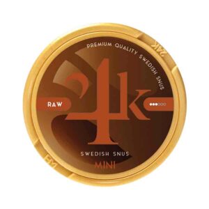 24k Raw White Dry extra Strong Nicotine Pouch Thailand