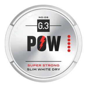 G3 Pow Super Strong Nicotine Pouch Thailand